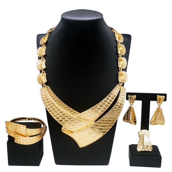 gold jewelry set everyday affordable women's versatile design necklace jewelry set, Black
gold jewelry set everyday affordable women's versatile design necklace jewelry set, Black