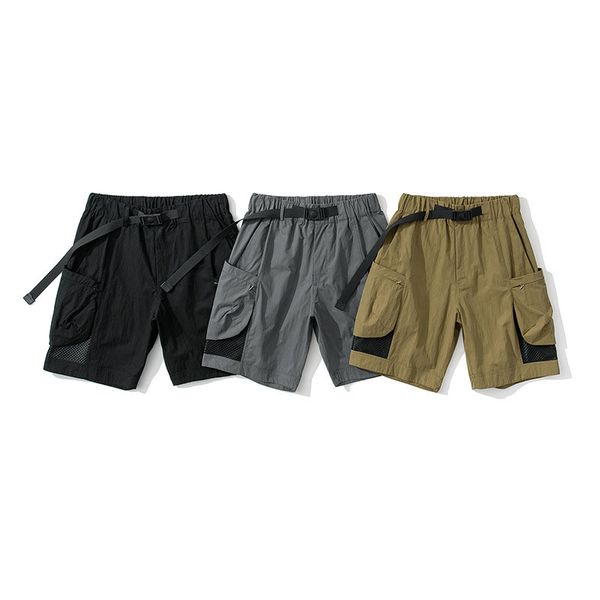 godlikeu men's cargo shorts outdoor casual mesh patchwork fashion summer loose short pant, White;black
godlikeu men's cargo shorts outdoor casual mesh patchwork fashion summer loose short pant, White;black