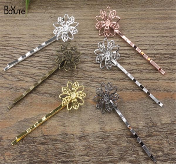 boyute pieces hansenne style 18mm filigree flower hairclip 6 colors plated women hairpin8096159, Golden;silver
boyute pieces hansenne style 18mm filigree flower hairclip 6 colors plated women hairpin8096159, Golden;silver