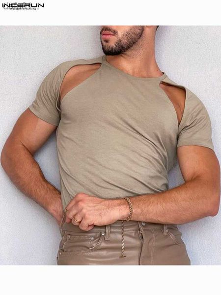 incerun fashion men t shirt o-neck short sleeve hollow out streetwear casual men clothing 2023 solid color camisetas s-5xl l230520, White;black
incerun fashion men t shirt o-neck short sleeve hollow out streetwear casual men clothing 2023 solid color camisetas s-5xl l230520, White;black