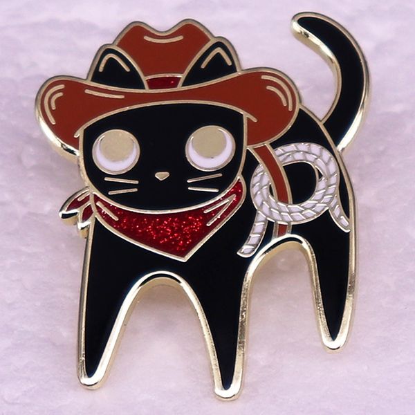 cowboy cat brooch cute anime movies games hard enamel pins collect metal cartoon brooch backpack hat bag collar lapel badges, Blue
cowboy cat brooch cute anime movies games hard enamel pins collect metal cartoon brooch backpack hat bag collar lapel badges, Blue