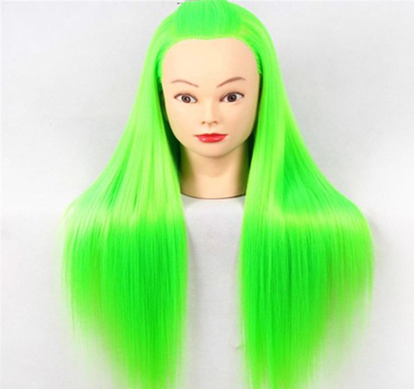 mannequin head with hair training hairdressing doll mannequins human heads training female dummy head with yaki synthetic hair8888082, White
