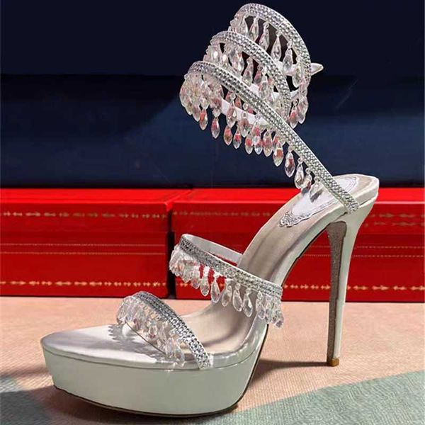 2023 round toe high waterproof platform with droplets snake wrapped large beaded rhinestone slim heel sandals, Black
2023 round toe high waterproof platform with droplets snake wrapped large beaded rhinestone slim heel sandals, Black