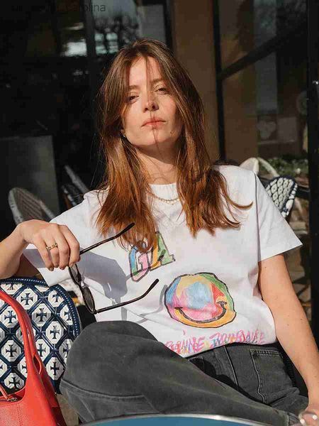 rainbow letter t-shirt women summer round neck short sleeve cotton loose tshirt femme simple casual tee t-shirts 2023 l230522, White
rainbow letter t-shirt women summer round neck short sleeve cotton loose tshirt femme simple casual tee t-shirts 2023 l230522, White