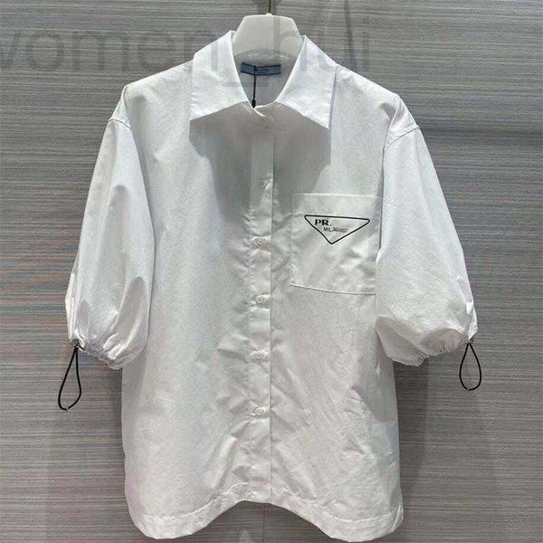 women's blouses & shirts designer triangle drawstring bubble sleeve white shirt summer new casual loose versatile 3/4 fashion 0716
women's blouses & shirts designer triangle drawstring bubble sleeve white shirt summer new casual loose versatile 3/4 fashion 0716
