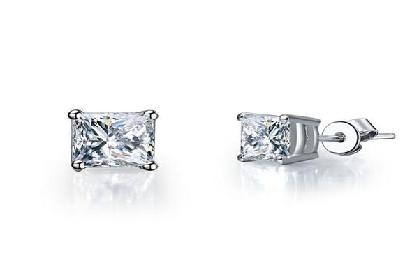 luxury princess cut stud earrings 2 caratpair synthetic diamond stud earrings 925 silver platinum plated wedding jewelry for wome1695429, Golden;silver 
luxury princess cut stud earrings 2 caratpair synthetic diamond stud earrings 925 silver platinum plated wedding jewelry for wome1695429, Golden;silver