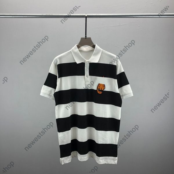 23ss designer mens tees polos t shirt paris luxury summer stripe print lapel shirts man double yarn animal printed cotton casual tee, Black;brown
23ss designer mens tees polos t shirt paris luxury summer stripe print lapel shirts man double yarn animal printed cotton casual tee, Black;brown