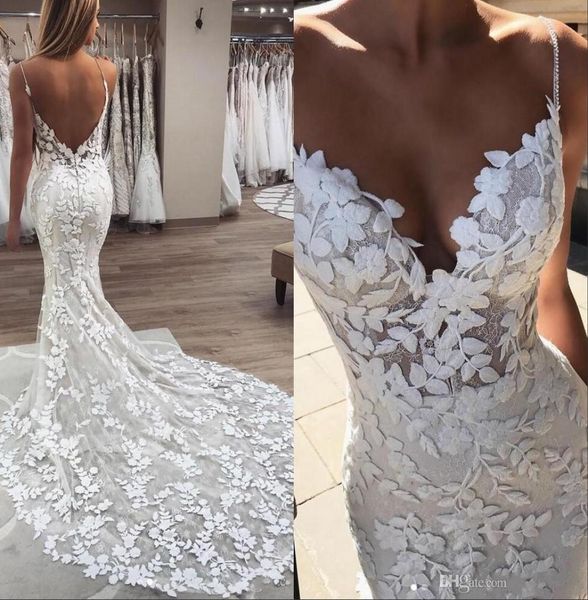 beads pearls spaghetti strap lace mermaid wedding dresses 2021 gorgeous 3dfloral appliques boho bridal gowns low back robe de mar5475070, White
beads pearls spaghetti strap lace mermaid wedding dresses 2021 gorgeous 3dfloral appliques boho bridal gowns low back robe de mar5475070, White
