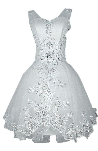 knee length women new short wedding dress sparkly tulle crystal ball gown bridal glitters lace custom made appliques party fashion1163643, White
knee length women new short wedding dress sparkly tulle crystal ball gown bridal glitters lace custom made appliques party fashion1163643, White