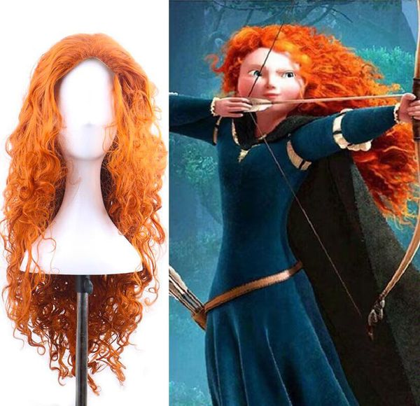 brave merida cosplay wigs long curly synthetic hair woodfestival women wig costume role play halloween party, Black
brave merida cosplay wigs long curly synthetic hair woodfestival women wig costume role play halloween party, Black