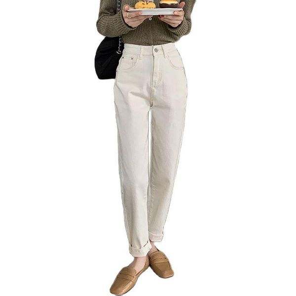 jeans women casual beige khaki cotton harem cropped denim jeans for spring autumn high waist stretchy loose cuffs daddy ankle length, Blue
jeans women casual beige khaki cotton harem cropped denim jeans for spring autumn high waist stretchy loose cuffs daddy ankle length, Blue