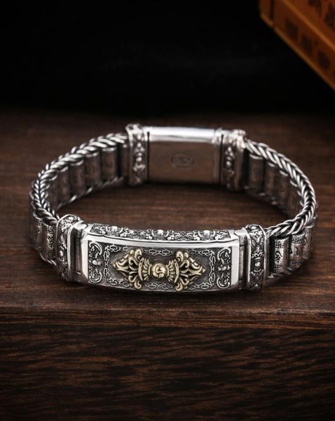new silver bracelet for men039s personality style retro creative handwoven sixcharacter mantra barrel bead chain for boyfrien7335096, Black
new silver bracelet for men039s personality style retro creative handwoven sixcharacter mantra barrel bead chain for boyfrien7335096, Black