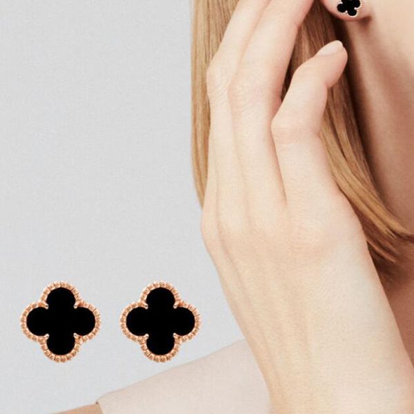 10style fashion simple 4/four leaf clover stud earrings back mother-of-pearl copper 18k gold plated agate women girls valentine mother day w, Golden;silver
10style fashion simple 4/four leaf clover stud earrings back mother-of-pearl copper 18k gold plated agate women girls valentine mother day w, Golden;silver