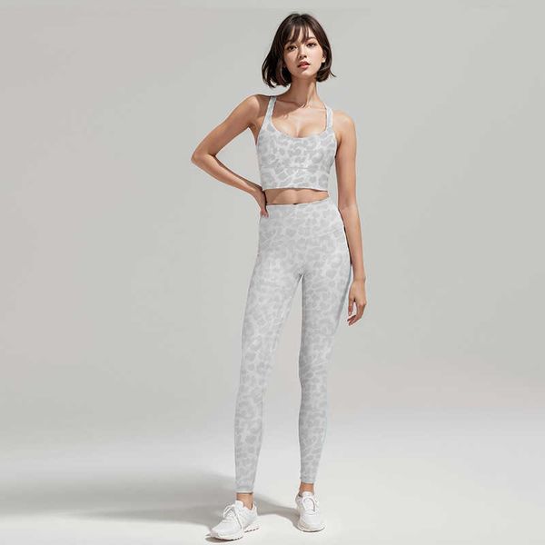 lu-55 leopard print yoga set to be sports bra align leggings gym suits women tank underwear tight pants clothes, White
lu-55 leopard print yoga set to be sports bra align leggings gym suits women tank underwear tight pants clothes, White