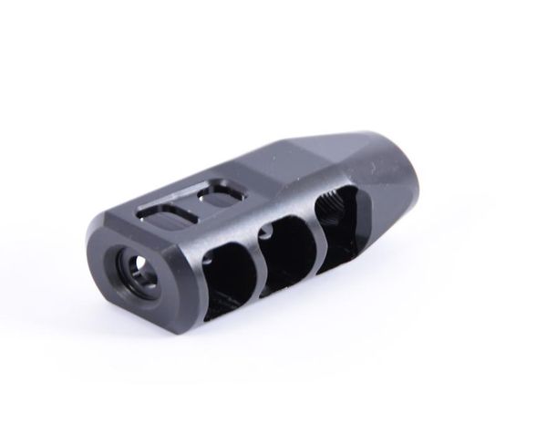 223 12x28 unef threads high strength steel black muzzle brake2611798
223 12x28 unef threads high strength steel black muzzle brake2611798