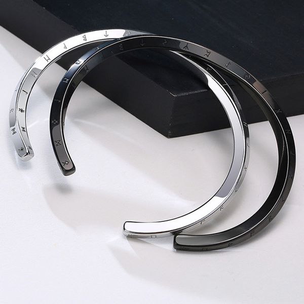 vintage mens bracelet stainless steel twisted open bracelets punk jewelry for men boyfriend party gift yw131br-642, Black
vintage mens bracelet stainless steel twisted open bracelets punk jewelry for men boyfriend party gift yw131br-642, Black
