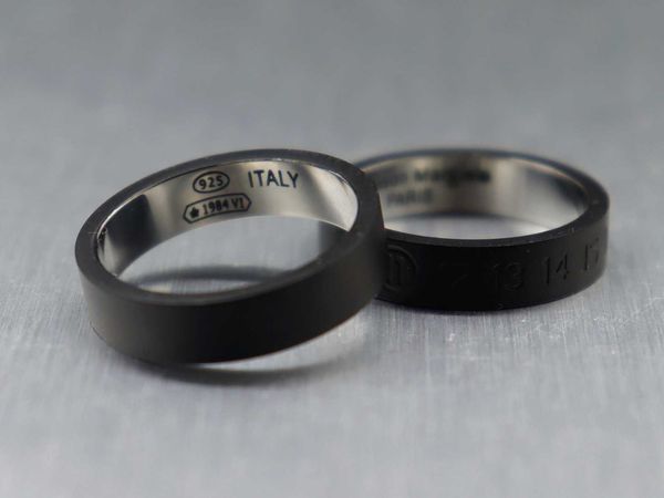 band rings margiela style margaela mm6 electric black digital ring necklace for men and women, Silver
band rings margiela style margaela mm6 electric black digital ring necklace for men and women, Silver