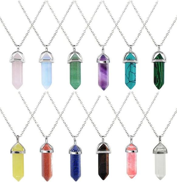 crystal pendant necklace natural stone hexagon pendant yoga healing decorative necklaces fashion accessories with chain5220187, Silver
crystal pendant necklace natural stone hexagon pendant yoga healing decorative necklaces fashion accessories with chain5220187, Silver