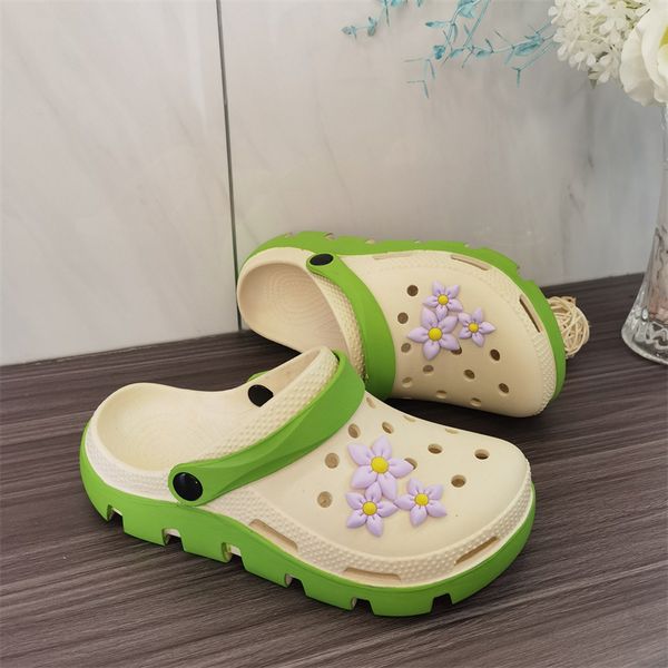 2023 summer women sandals beach footwear thick heels flower breathable nurse clogs hospital work hole garden shoes for ladies, Black
2023 summer women sandals beach footwear thick heels flower breathable nurse clogs hospital work hole garden shoes for ladies, Black
