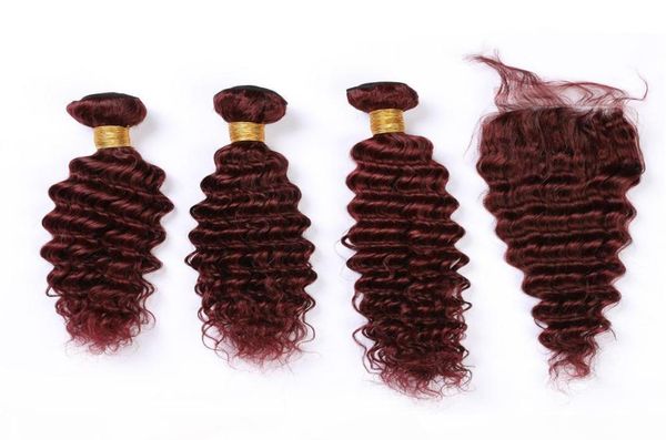 99j wine red malaysian deep wave human hair 3 bundles and closure burgundy red weaves deep wave curly virgin hair extensions with6718422, Black;brown
99j wine red malaysian deep wave human hair 3 bundles and closure burgundy red weaves deep wave curly virgin hair extensions with6718422, Black;brown