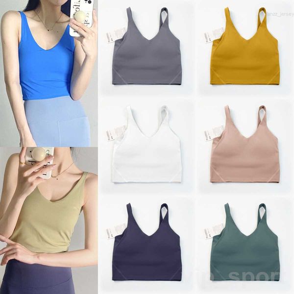lu align lu yoga sport bra women exercise with padded fitness push up chest gym tank wireless v-neck running yogas vest training underwear, White;red
lu align lu yoga sport bra women exercise with padded fitness push up chest gym tank wireless v-neck running yogas vest training underwear, White;red