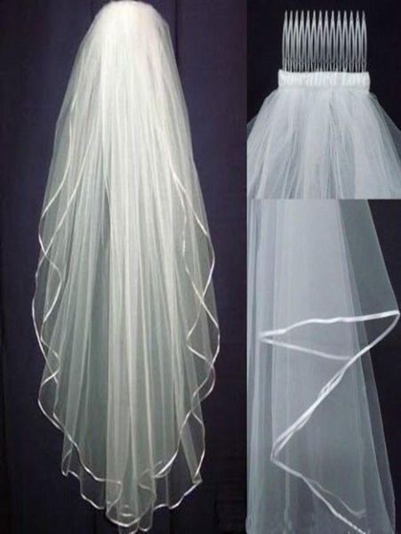 discount white or ivory 2 layers wedding bridal veil elbow length with comb 20187870929, Black
discount white or ivory 2 layers wedding bridal veil elbow length with comb 20187870929, Black