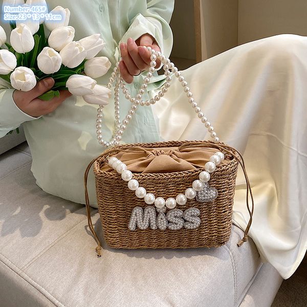 wholesale ladies shoulder bags 2 colors summer beach holiday stereotypes woven handbag sweet beaded chain bag small fresh pearl beach mobile
wholesale ladies shoulder bags 2 colors summer beach holiday stereotypes woven handbag sweet beaded chain bag small fresh pearl beach mobile