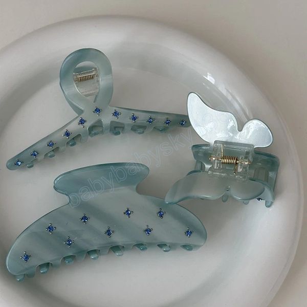 korean woman fresh blue star water diamond acetate hair claws ladies hair clips barrettes headwear girls hair accessories, Slivery;white
korean woman fresh blue star water diamond acetate hair claws ladies hair clips barrettes headwear girls hair accessories, Slivery;white