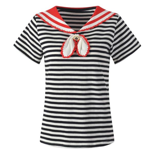 60001 l 2023 summer sweaters women's pullover sweater striped lapel neck short sleeve brand same style women's yl, White;black
60001 l 2023 summer sweaters women's pullover sweater striped lapel neck short sleeve brand same style women's yl, White;black