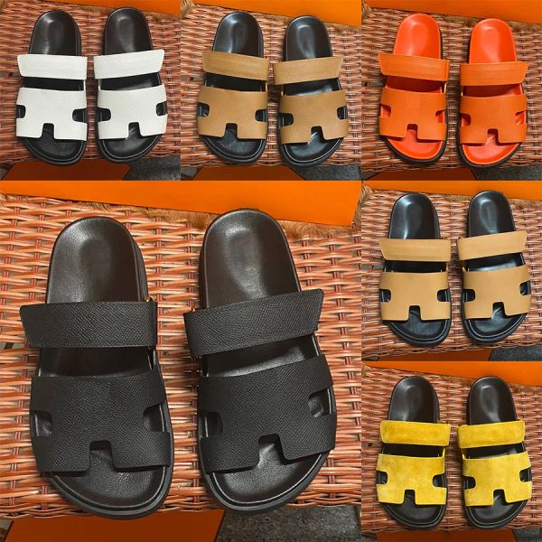 luxury designer leather men ladies sandals summer flat shoes fashion beach men women slippers h letter drag 35-46 kmy, Black
luxury designer leather men ladies sandals summer flat shoes fashion beach men women slippers h letter drag 35-46 kmy, Black