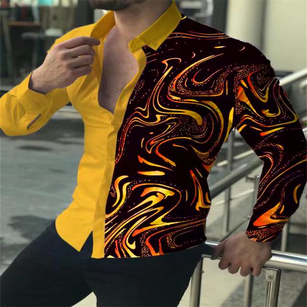 fashion luxury social men gold purple blue lapel button down shirt casual print long sleeve men's prom cardigan plus, White;black
fashion luxury social men gold purple blue lapel button down shirt casual print long sleeve men's prom cardigan plus, White;black