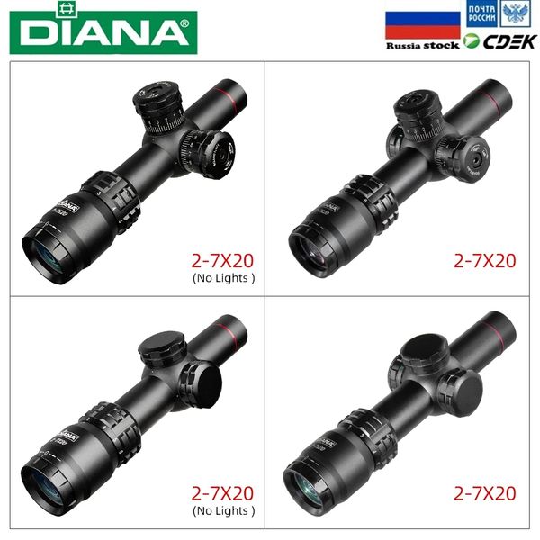diana 2-7x20 hd hunting tactical optical sight riflescope mil dot reticle sniper scopes airsoft spotting scope for rifle hunting
diana 2-7x20 hd hunting tactical optical sight riflescope mil dot reticle sniper scopes airsoft spotting scope for rifle hunting