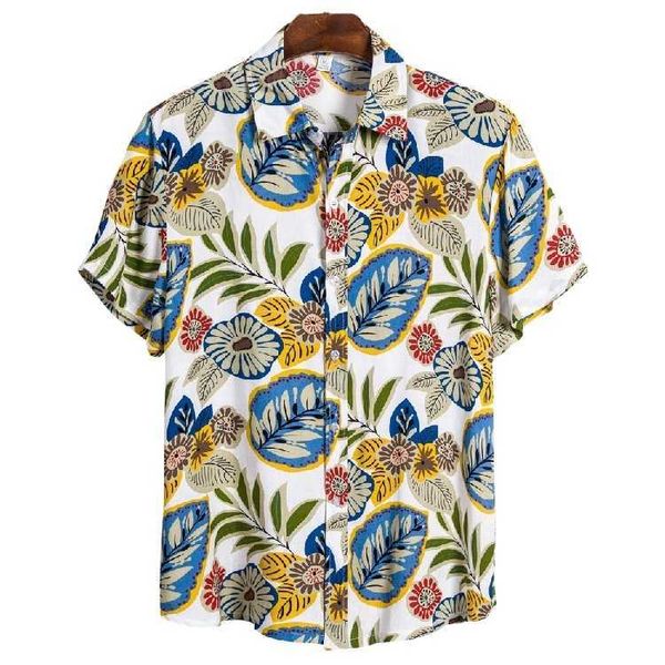 short sleeve men's button up shirt custom summer aloha hawaiian casual beach shirts floral shirt itq, White;black
short sleeve men's button up shirt custom summer aloha hawaiian casual beach shirts floral shirt itq, White;black