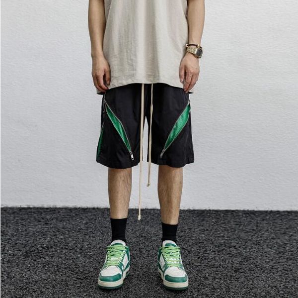 original zipper jogging shorts for men's streetwear drawstring pants oversized mesh shorts, Black
original zipper jogging shorts for men's streetwear drawstring pants oversized mesh shorts, Black