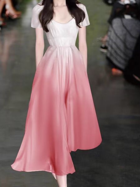 529 2023 spring summer flora print dress crew neck short sleeve pink blue red dress panelld dress luxury fashion prom womens clothes as, Black
529 2023 spring summer flora print dress crew neck short sleeve pink blue red dress panelld dress luxury fashion prom womens clothes as, Black