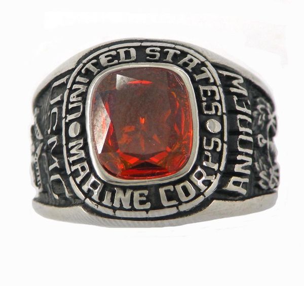 fanssteel stainless steel vintage mens or wemens jewelry united state marine cooperation military ring usmc ring 07w90r5891032, Silver
fanssteel stainless steel vintage mens or wemens jewelry united state marine cooperation military ring usmc ring 07w90r5891032, Silver