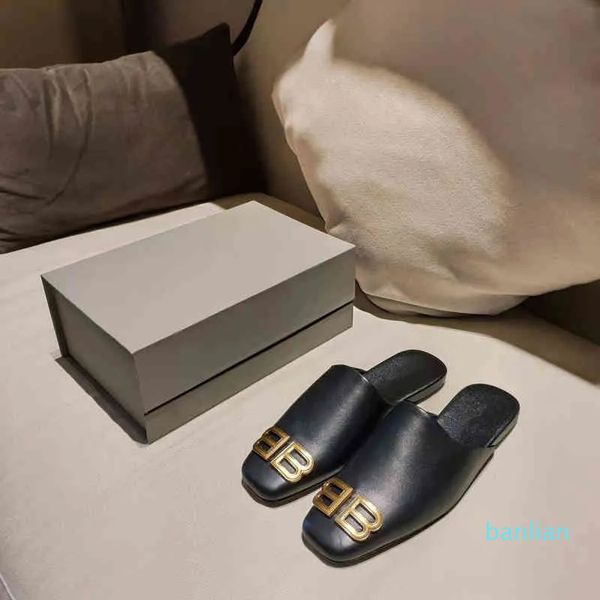 designer dress shoes style flat bottom slippers wear spring and summer baotou metal muller shoes women black half
designer dress shoes style flat bottom slippers wear spring and summer baotou metal muller shoes women black half