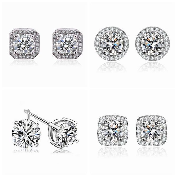 stud cross-border live earrings fashion round zircon earrings female amazon color treasure one carat square earrings, Golden;silver
stud cross-border live earrings fashion round zircon earrings female amazon color treasure one carat square earrings, Golden;silver