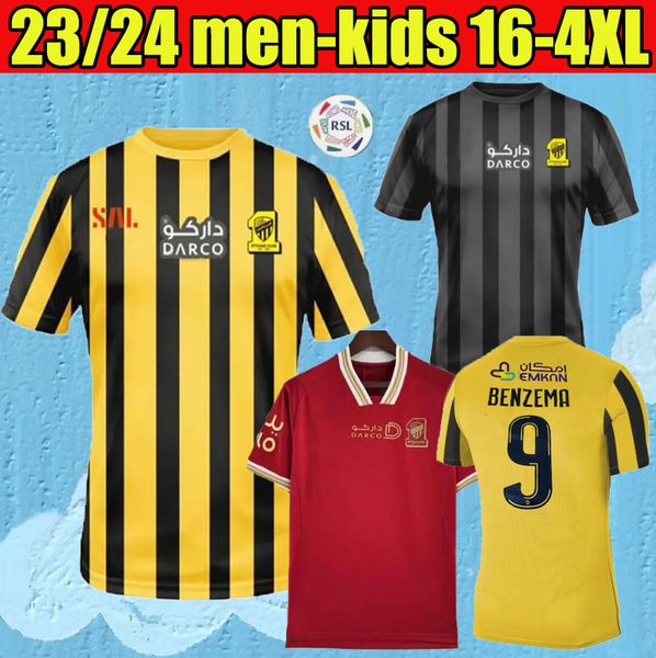 2023 benzema al ittihad fc club soccer jerseys 22 23 hamdallah romarinho camara home yellow away white third black wine costa coronado hegaz, Black;yellow
2023 benzema al ittihad fc club soccer jerseys 22 23 hamdallah romarinho camara home yellow away white third black wine costa coronado hegaz, Black;yellow