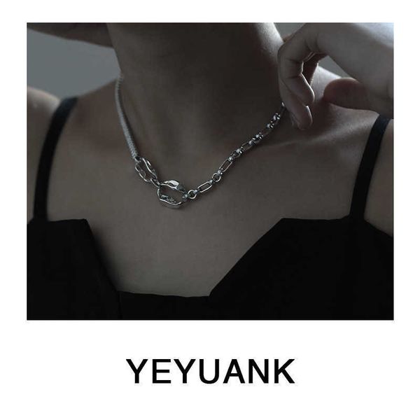 yehara kui irregular hollowed out necklace indifference personality design chain stitching necklace clavicle chain female, Black
yehara kui irregular hollowed out necklace indifference personality design chain stitching necklace clavicle chain female, Black