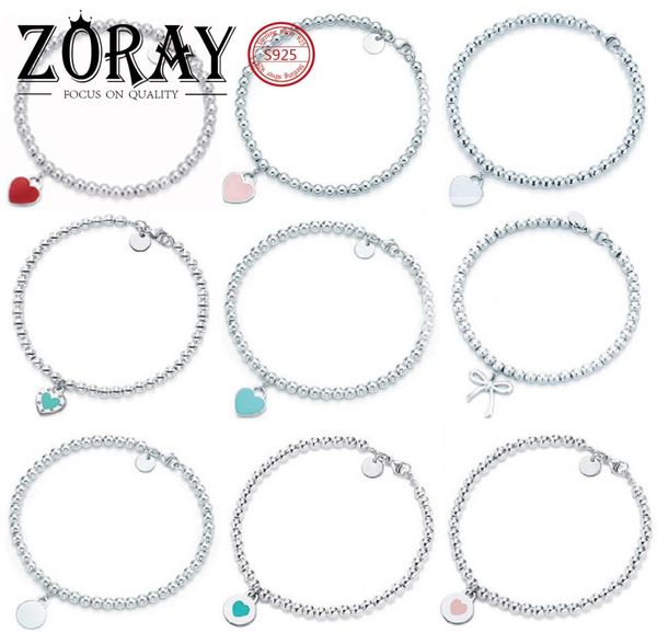 925 sterling silver round beads love ladies highend bracelet blue heart bracelet with original logo wholesale4864074, Golden;silver
925 sterling silver round beads love ladies highend bracelet blue heart bracelet with original logo wholesale4864074, Golden;silver