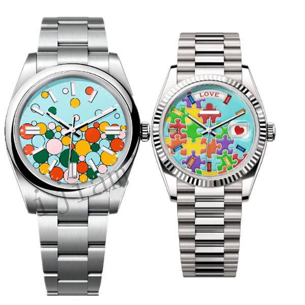 mens watch designer puzzle daydate watches 2813 date automatic mechanical 41mm stainless steel waterproof 36mm womens classic wristwatch, Slivery;golden
mens watch designer puzzle daydate watches 2813 date automatic mechanical 41mm stainless steel waterproof 36mm womens classic wristwatch, Slivery;golden