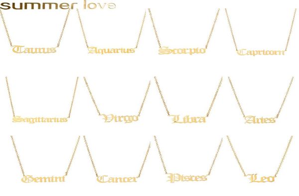 handmade personalized old english zodiac necklaces custom gold initial necklace for women girls jewelry birthday jewelry gifts7921201, Silver
handmade personalized old english zodiac necklaces custom gold initial necklace for women girls jewelry birthday jewelry gifts7921201, Silver