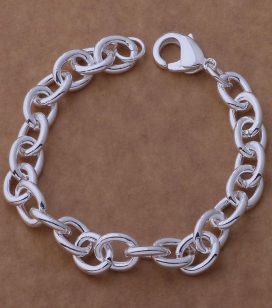 factory 925 sterling silver plated thick chain bracelet fashion jewelry party gift 4712224, Black
factory 925 sterling silver plated thick chain bracelet fashion jewelry party gift 4712224, Black