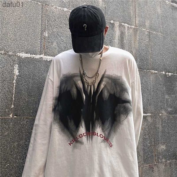 harajuku oversize men long sleeve t-shirt gothic black style retro ulzzang cozy casual streetwear baggy loose hip hop bf l230520, White;black
harajuku oversize men long sleeve t-shirt gothic black style retro ulzzang cozy casual streetwear baggy loose hip hop bf l230520, White;black