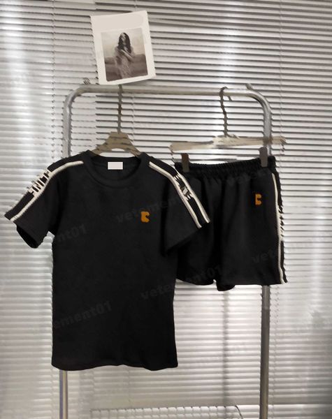 designer shorts two piece sets striped webbing letter logo print t shirt and shorts suits 2 colors luxury womens clothing summer outdoor lei, White
designer shorts two piece sets striped webbing letter logo print t shirt and shorts suits 2 colors luxury womens clothing summer outdoor lei, White
