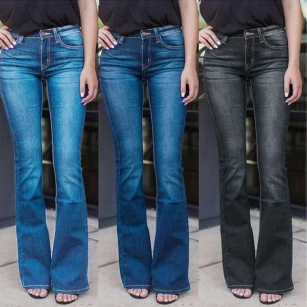 jeans women jeans summer solid slim washed jeans women's button mid waist denim pocket bellbottom pants trousers streetwear vintage, Blue
jeans women jeans summer solid slim washed jeans women's button mid waist denim pocket bellbottom pants trousers streetwear vintage, Blue