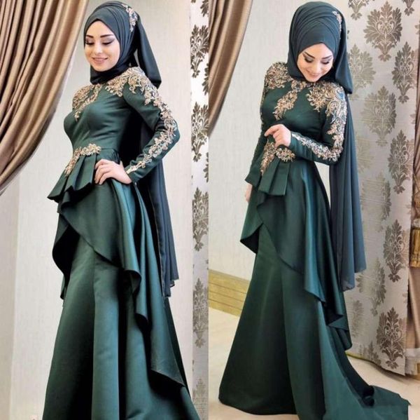 modest arabic muslim formal evening dresses mermaid high neck long sleeve prom party gowns appliques golden lace peplum islamic sp2446152, Black;red
modest arabic muslim formal evening dresses mermaid high neck long sleeve prom party gowns appliques golden lace peplum islamic sp2446152, Black;red