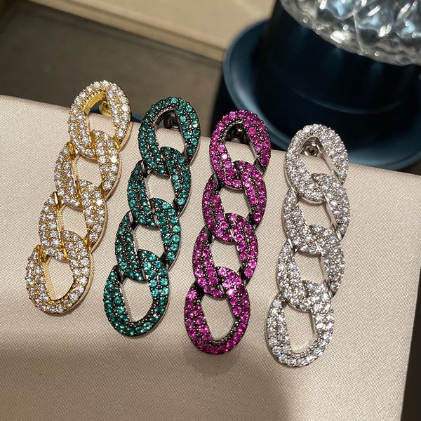 new full diamonds chain long earrings feminine style smooth brass gold plated pearl earrings luxury jewelry e3016, Golden;silver
new full diamonds chain long earrings feminine style smooth brass gold plated pearl earrings luxury jewelry e3016, Golden;silver