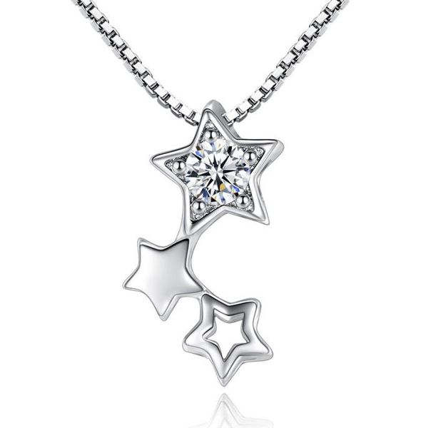 woman silver star necklcae crystal star silver pendant necklaces fashion charms necklace6109170
woman silver star necklcae crystal star silver pendant necklaces fashion charms necklace6109170